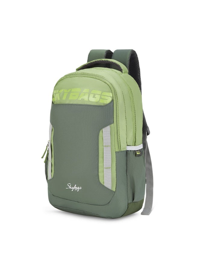 سكاي باجز Skybags 18 Ltrs (47 Cms) Standard 3 Compartment Backpack (Bpvox22Egrn_Green) - Image 5